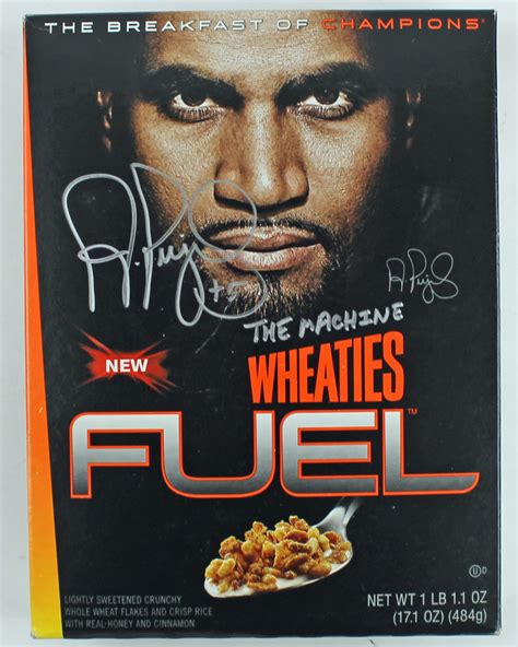 Lot Detail Albert Pujols Signed The Machine Wheaties Fuel Cereal