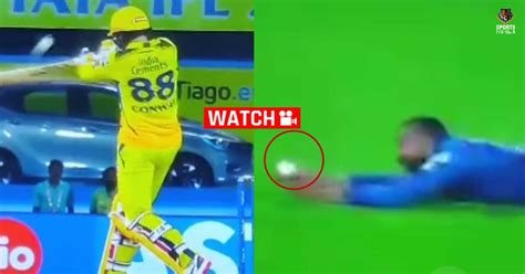 WATCH Krunal Pandya Pulls Off Stunning Catch To Dismiss Devon Conway