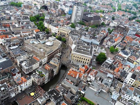 View Of Utrecht Netherlands From The Dom Tower Image Free Stock