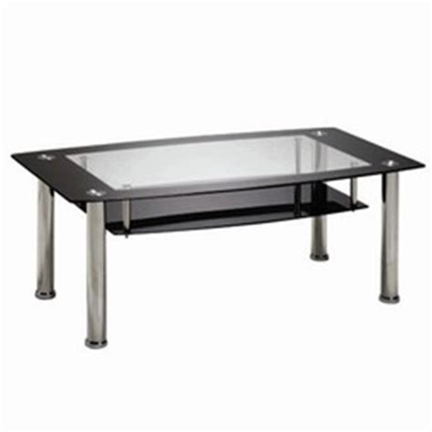 Sofas, loveseats, tv stands, sectionals, accent tables, recliners & more at home depot®. Black Glass Top Display Coffee Table With Chrome Legs ...