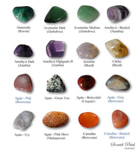 100 Best Gemstone And Minerals Identification Images On Pinterest