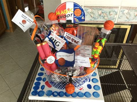 Girls Basketball T Basket With Candy And Basketball