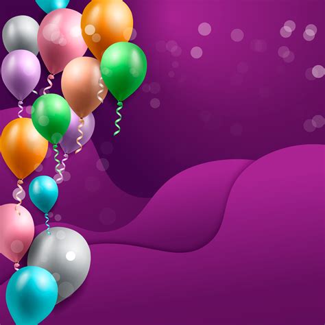 Birthday Celebration Background Birthday Balloon Wallpaper 547506