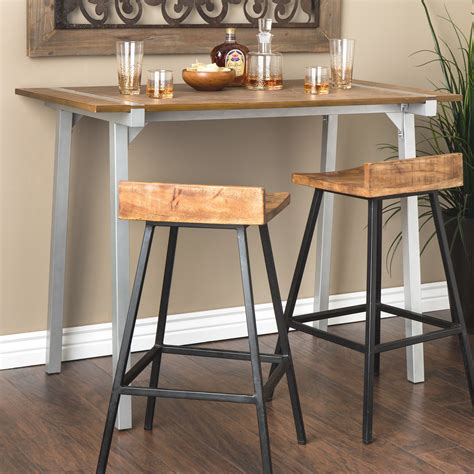 Metal kitchen table come in a variety of sizes to match the size of the bed or space. I Love Living Metal and Wood Table | Small kitchen tables ...