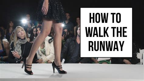 How To Walk And Turn On The Runway As A Model Fashion Show Walk Youtube