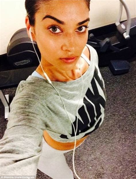 Shanina Shaik Fits In Late Night Workout Preparing For Australias Next Top Model Daily Mail
