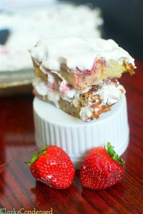 Strawberry Shortcake Bread Pudding