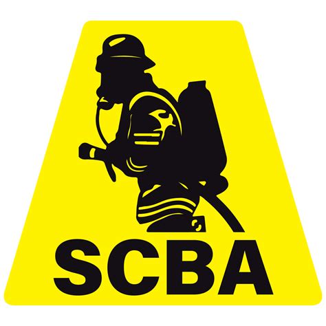 Scba Solid Color Helmet Tetrahedron Reflective Decals Fire Safety Decals
