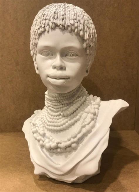 African Woman Bust Statue Black Woman Statue Ornate Woman Etsy
