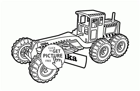 Coloring pages coloring truck trailer semi and garbage monster. Construction Truck Tonka coloring page for kids ...