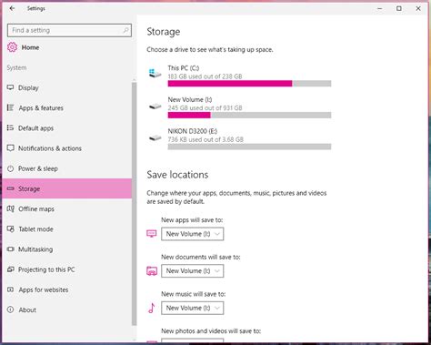 Windows 10 Settings Menu The System Tab Cnet