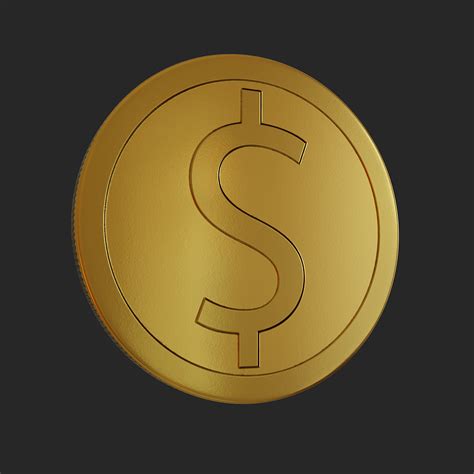 Gold Coin 3d Model Free 3d Model Texturecan