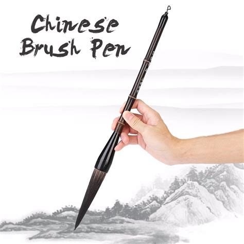 top quality bear hair chinese calligraphy japanese kanji drawing brush bamboo shaft calligraphy