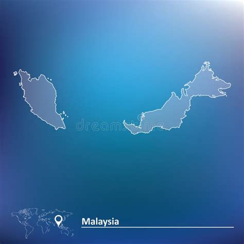 Map Of Malaysia Stock Vector Illustration Of Malaysian 125151758