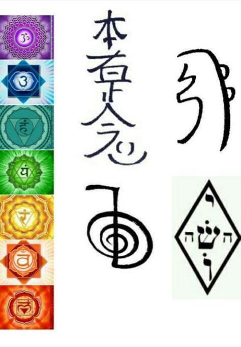 Reiki Symbols Reiki Poster Set Of 4 Black Reiki Healing B07 Em 2022