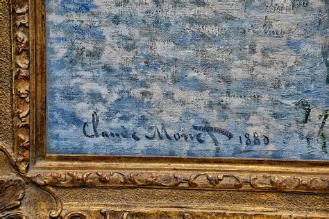 Claude Monet Signature Claude Monet Sig 1880 Flickr