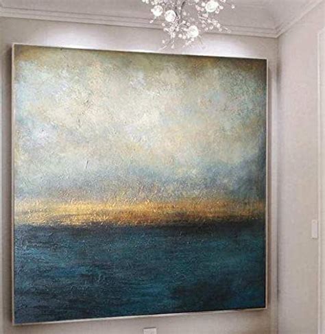 Seascape Abstract Decor Painting Large Abstract Ocean