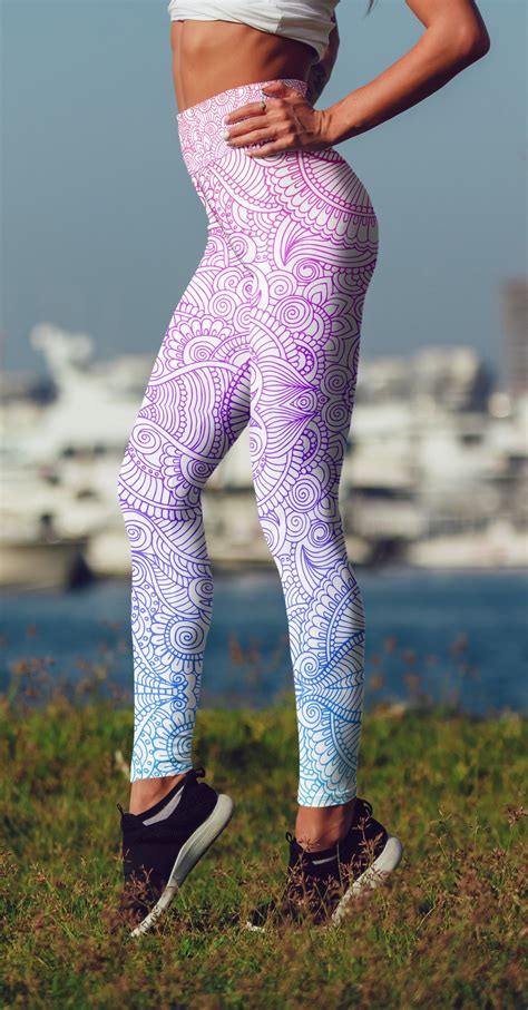 Mandala Collection Yoga Leggings ~ Vosenta | Stylish leggings, Leggings design, Yoga leggings