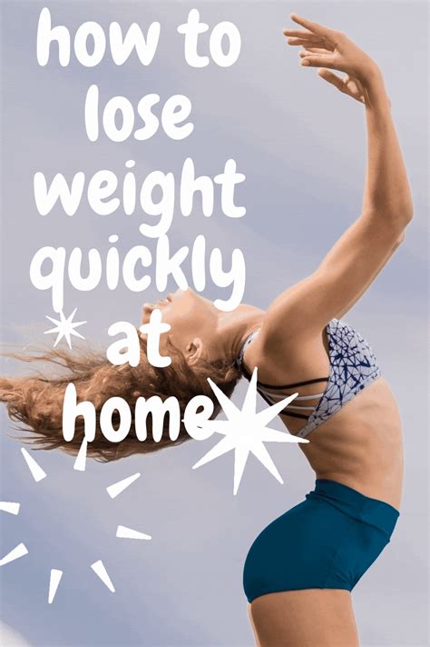 how to lose weight quickly at home