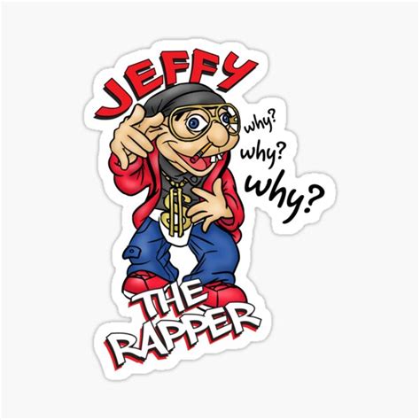 Jeffy The Rapper Funny Sml Character Sticker For Sale By Customos