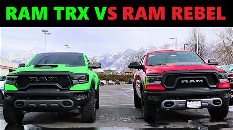Download 2022 Ram 1500 Rebel Gt Vs Ram 1500 Trx Which Truck Is A