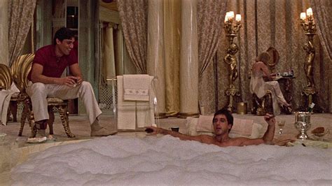 Scarface poster al pacino tony montana bath tub 24x36 4.4 out of 5 stars 7 ratings. Philosphy in the bathtub (Scarface -1983) - YouTube