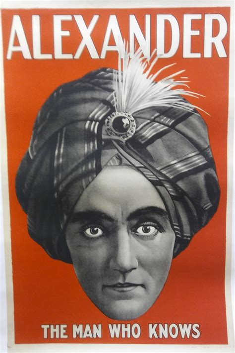 Alexander The Man Who Knows one sheet | Posters art prints, The
