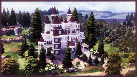 Fairytale Castle 🏰 The Sims 4 Realm Of Magic Speed Build Part 1
