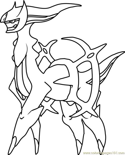 Coloriage Pokemon Arceus Dessin Images And Photos Finder