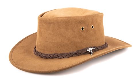 Genuine Australian Outback Leather Hat Crocodile Darwin