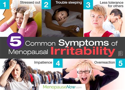 5 Common Symptoms Of Menopausal Irritability Menopause Now