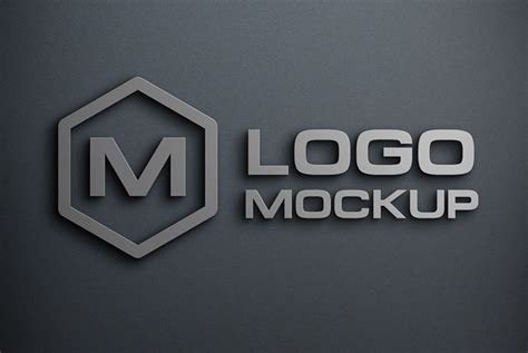 3d Logo Mockup Psd File Free Download Klolaw