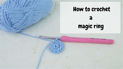 An Easy Way To Crochet A Magic Ringcircle Youtube