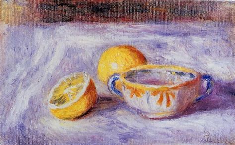 Still Life With Lemons — Pierre Auguste Renoir