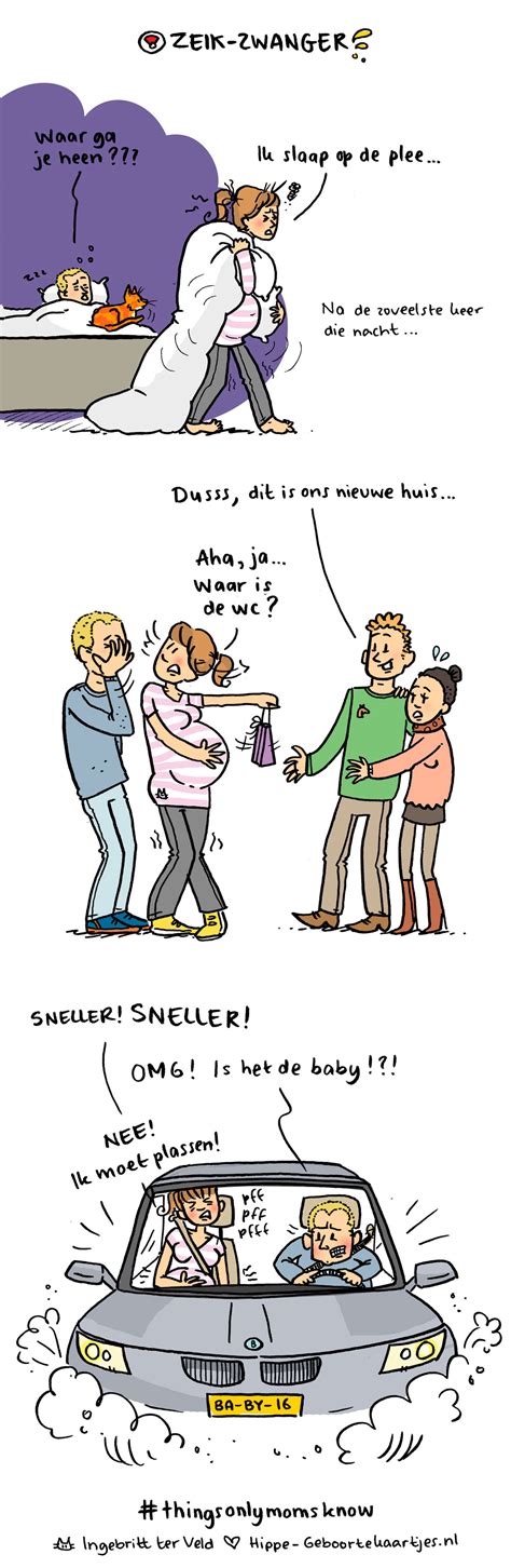 12 Hilarisch Herkenbare Cartoons Over Het Leven Als Kersverse Moeder