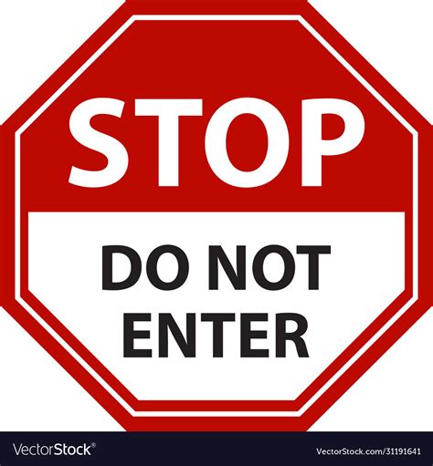 Do Not Enter Sign Clip Art Free