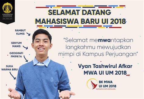 Mwa Ui Um 2018 Selamat Datang Mahasiswa Baru Ui 2018 Uiupdate