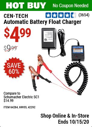 We support all android devices such as samsung you can experience the version for other devices running on your device. CEN-TECH Automatic Battery Float Charger for $4.99 ...
