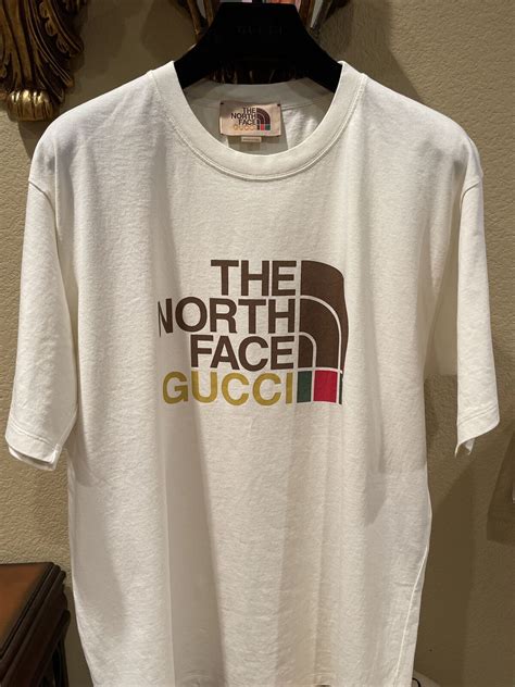 100 Authentic The North Face X GUCCI Oversized T Sh Gem