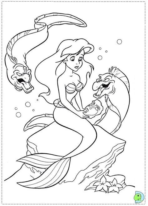 coloriage la petite sirène Ariel para colorir Cores de sereia