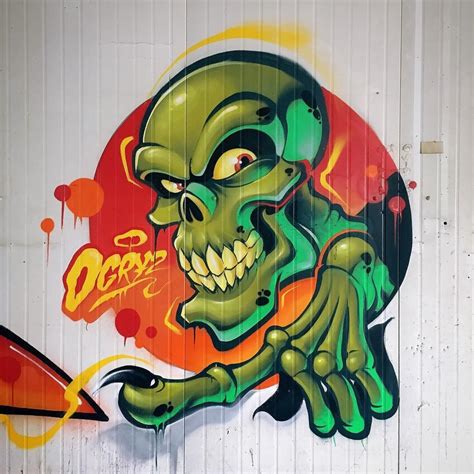 Graffiti Characters Skull