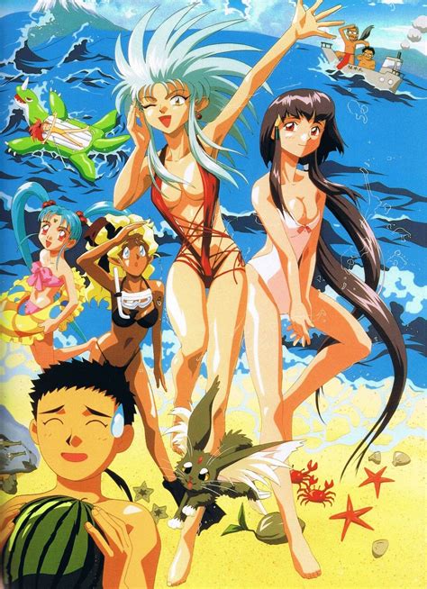 Download Tenchi Muyo Tenchi Beach Party 1159x1600 Minitokyo Anime Anime Character Design