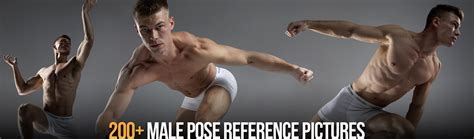 200 male pose reference pictures flippednormals