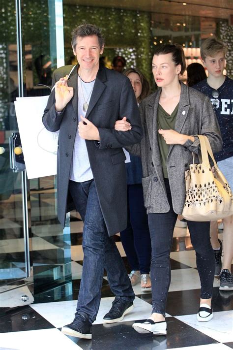 Milla and paul are expecting their second daughter together. MILLA JOVOVICH and Paul W. S. Anderson Shopping at Prada ...