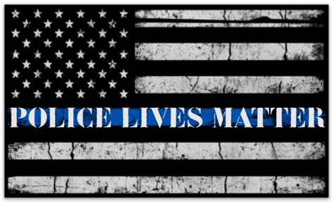Police Lives Matter Blue Line American Flag Sticker Decal Select Your