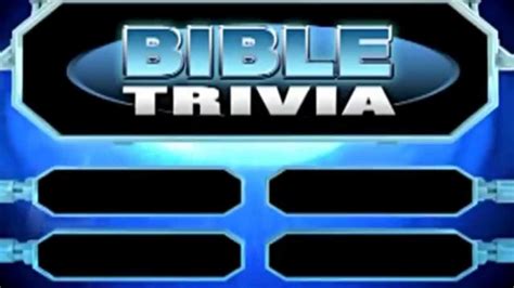 Bible Trivia Altcensored
