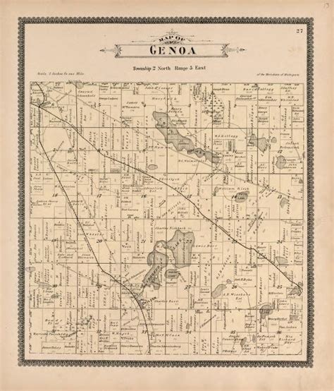 Map Available Online 1895 Standard Atlas Of Livingston County