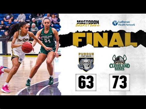 Women S Basketball Vs Cleveland State Highlights 2 13 2023 YouTube