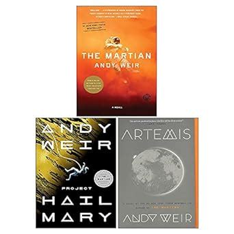 Andy Weir Books Collection Set Project Hail Mary Hardcover Artemis