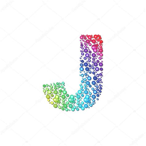 Circle Rainbow Letter J Stock Vector Image By ©1001holiday 43361711